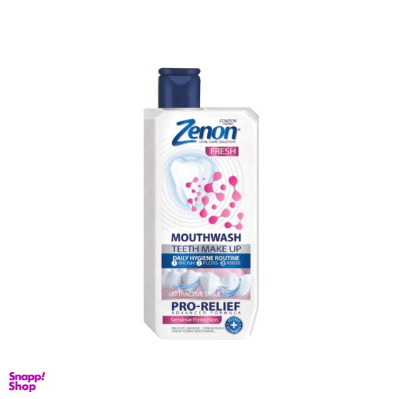دهان شویه حساس زنون (Zenon) مدل Pro- Relief حجم 400 میلی لیتر