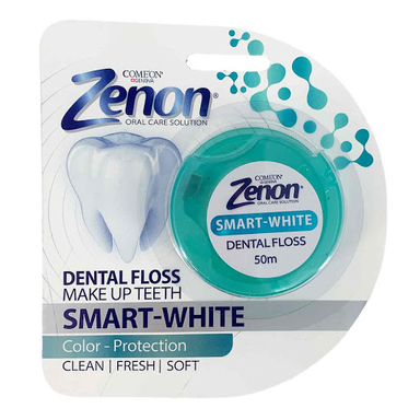 نخ دندان سفید کننده زنون مدل Smart-White طول 50 متر