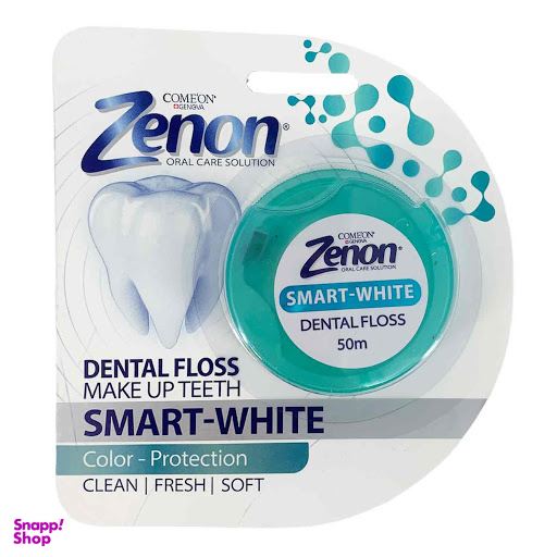 نخ دندان سفید کننده زنون مدل Smart-White طول 50 متر