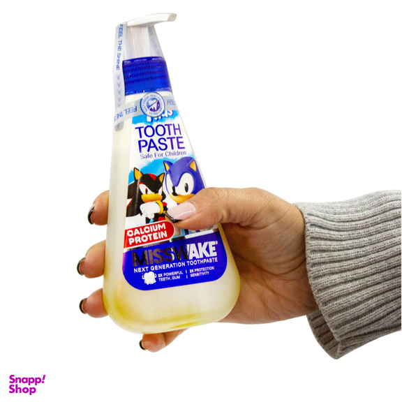 خمیردندان کودک میسویک (Misswake) مدل سونیک حجم 185 میلی لیتر