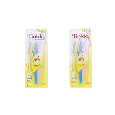 تیغ ابرو تینکل (Tinkle) مدل Tn-98 بسته 3 عددی چند رنگ مجموعه 2 عددی