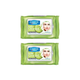 دستمال مرطوب کامان (Comeon) مدل Milk Cleanser بسته 20 عددی مجموعه 2 عددی