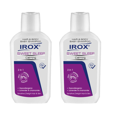 شامپو کودک ایروکس (Irox) مدل SWEET SLEEP حجم 200 میلیلیتر مجموعه 2 عددی