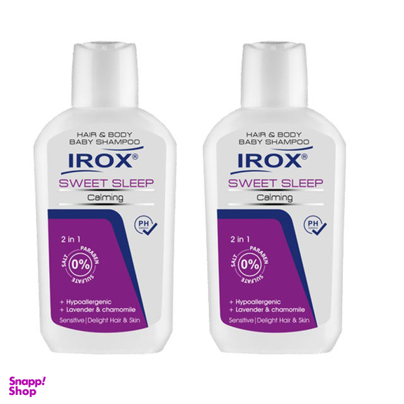 شامپو کودک ایروکس (Irox) مدل SWEET SLEEP حجم 200 میلیلیتر مجموعه 2 عددی