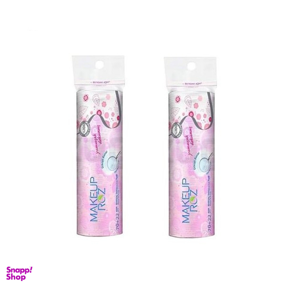 پد پاک کننده آرایش صورت میکاپ رز (Makeup Rose) مدل 01 بسته 92 عددی مجموعه 2 عددی