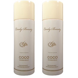 اسپری زنانه کندی بیوتی (Candy Beauty) مدل COCO حجم 200 میلی لیتر مجموعه 2 عددی