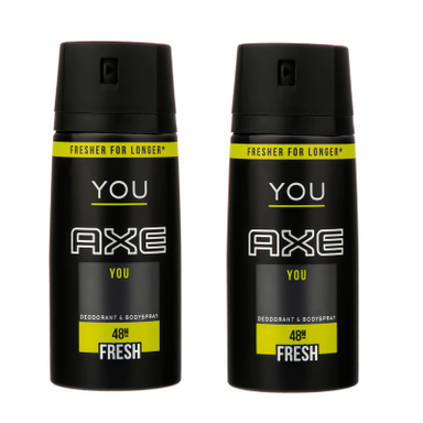 اسپری دیودورانت مردانه اکس (Axe) مدل Gold حجم 150 میلی لیتر مجموعه 2 عددی