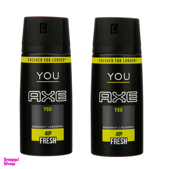 اسپری دیودورانت مردانه اکس (Axe) مدل Gold حجم 150 میلی لیتر مجموعه 2 عددی