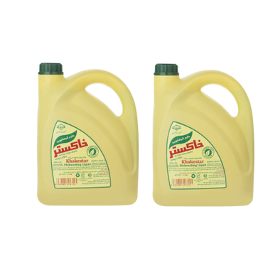 مایع ظرفشویی خاکستر مدل Free Paraben حجم 2750 میلی لیتر مجموعه 2 عددی