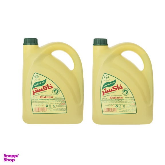 مایع ظرفشویی خاکستر مدل Free Paraben حجم 2750 میلی لیتر مجموعه 2 عددی