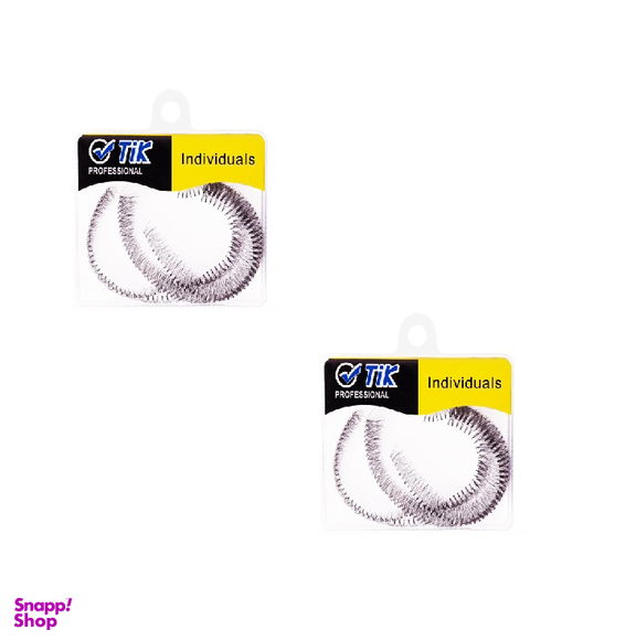 مژه ریلی تیک (Tik) مدل 5 ریسه ای سایز 12 مجموعه 2 عددی