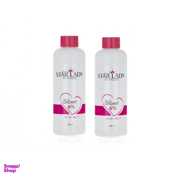 اکسیدان استار لیدی (Star Lady) مدل 6 درصد حجم 1000 میلی لیتر مجموعه 2 عددی