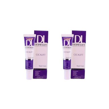 کرم ترمیم کننده درمالیفت (Dermalift) مدل Cicalift حجم 30 میلی‌لیتر مجموعه 2 عددی
