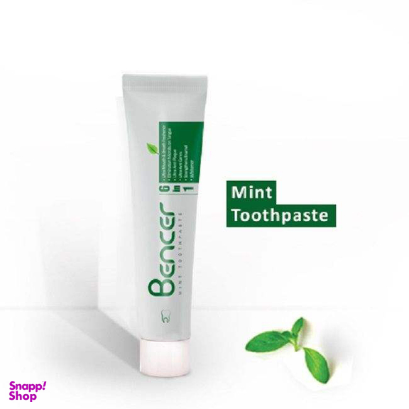 خمیر دندان بنسر (Bencer) مدل Mint حجم 80 میلی لیتر بسته 12 عددی