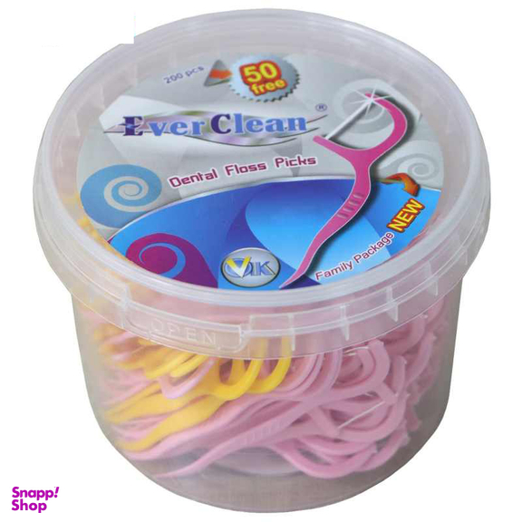 نخ دندان اورکلین (Ever Clean) مدل EC01 بسته 250 عددی