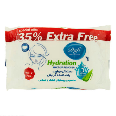 دستمال مرطوب دافی (Dafi) بسته 27 عددی