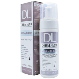 شامپو درمالیفت (Derma Lift) مدل Vita Plant مخصوص موی کاشت شده حجم 150 میلی‌لیتر