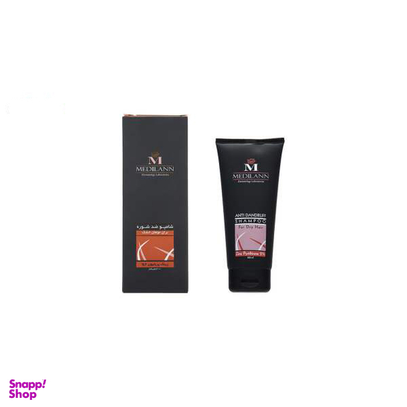 شامپو مو مدیلن (Medilann) مدل Zinc Pyrithione2% Anti Dandruff مناسب موی خشک حجم 200 میلی لیتر