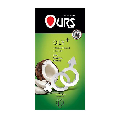 کاندوم ساده اورز (Ours) مدل Oily Plus بسته 12 عددی