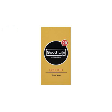کاندوم گودلایف (Good life) مدل Dotted بسته 12 عددی