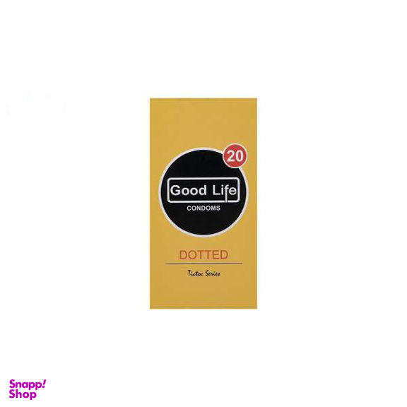 کاندوم گودلایف (Good life) مدل Dotted بسته 12 عددی