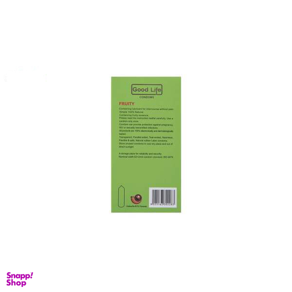 کاندوم گودلایف (Good life) مدل Fruity بسته 12 عددی