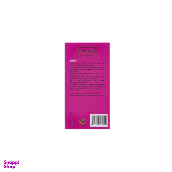 کاندوم گودلایف (Good life) مدل Tight بسته 12 عددی