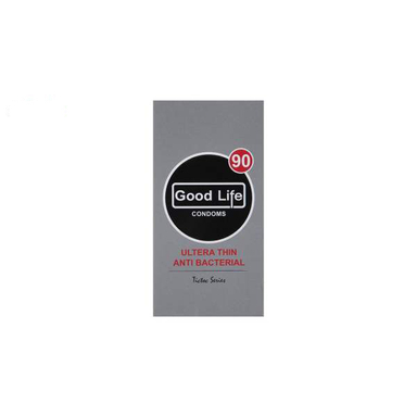 کاندوم گودلایف (Good life) مدل Ultra Thin Anti Bacterial بسته 12 عددی