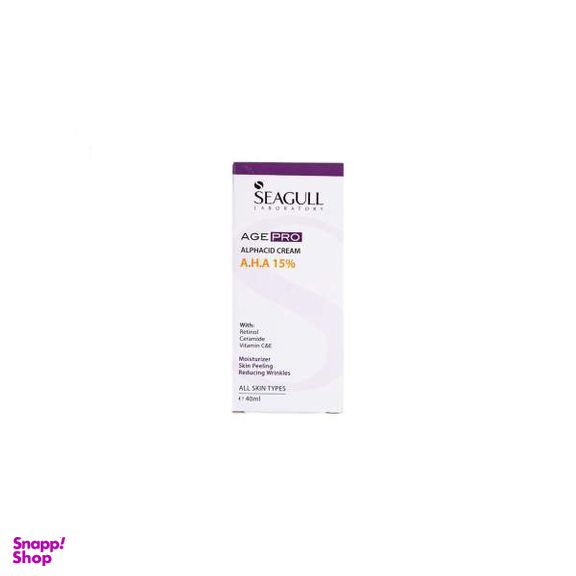 کرم ضد چروک سی گل (Seagull) مدل Alphacid حجم 40 میلی‌‌ لیتر