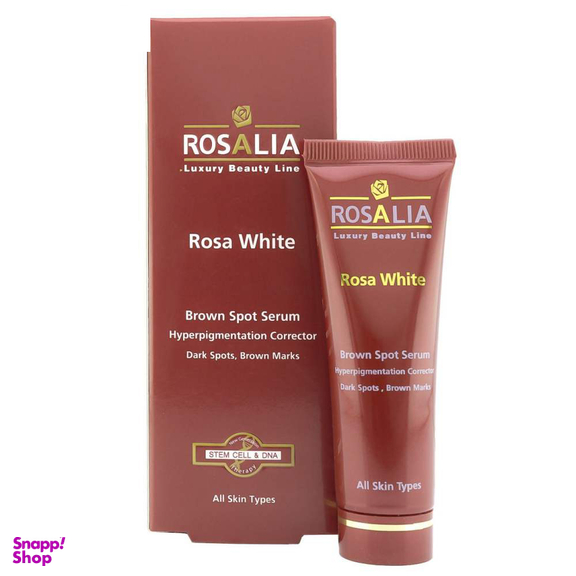 سرم پوست رزالیا مدل Rosa White حجم 30 میلی‌ لیتر