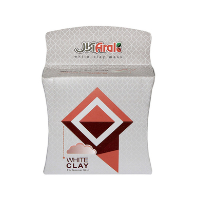 ماسک صورت آرال (Aral) مدل white Clay حجم 250 میلی‌ لیتر