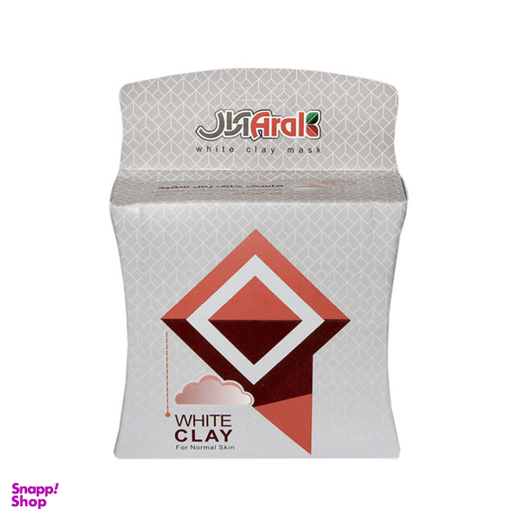 ماسک صورت آرال (Aral) مدل white Clay حجم 250 میلی‌ لیتر