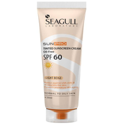 کرم ضد آفتاب رنگی سی گل (Seagull) مدل Oil Free حجم 50 میلی‌‌ لیتر