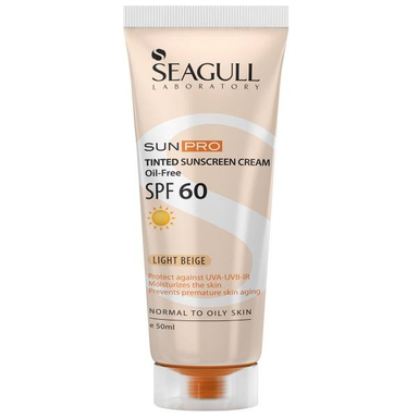 کرم ضد آفتاب رنگی سی گل (Seagull) مدل Oil Free حجم 50 میلی‌‌ لیتر