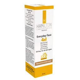 کرم ضد آفتاب رنگی 4 در 1 همیلتون (Hamilton) مدل Natural Tone SPF30 حجم 50 میلی‌‌لیتر