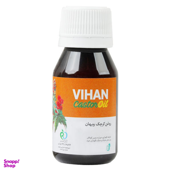 روغن کرچک ویهان (Vihan) مدل 24302 حجم 40 میلی‌لیتر