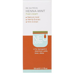 کرم ترک پا نیودرم (Neuderm) مدل Henna Mint حجم 50 میلی‌لیتر