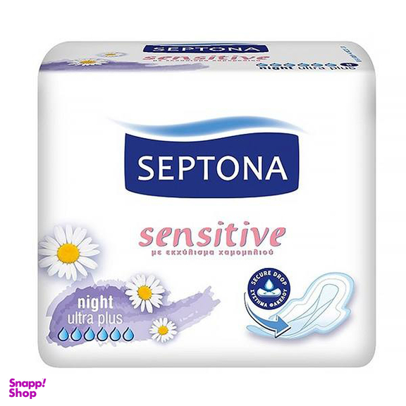 نوار بهداشتی سپتونا (Septona) مدل Night Sensitive بسته 8 عددی