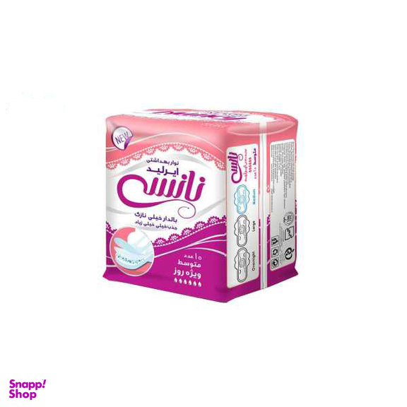 نوار بهداشتی نانسی (Nancy) مدل Air Laid سایز متوسط بسته 10 عددی