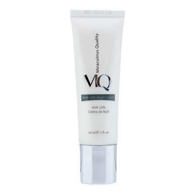 کرم لایه بردار ام کیو (MQ) مدل AHA 10% NIGHT CREAM حجم 30 میلی‌لیتر
