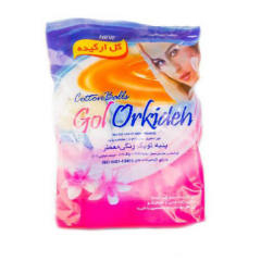 پنبه بهداشتی گل ارکیده (Gol orkideh) کد 99/8 بسته 50 عددی