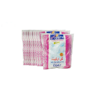 پنبه بهداشتی گل ارکیده (Gol orkideh) مدل بهینا بسته 50 عددی