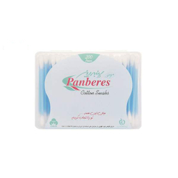 گوش پاک کن کتابی پنبه ریز (Panberes) بسته 200 تایی مجموعه 2 عددی