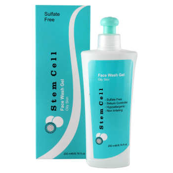 ژل شستشو صورت استم سل (Stem Cell) مدل Oily Skin حجم 200 میلی‌ لیتر