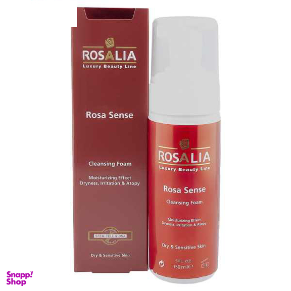 فوم پاک‌ کننده صورت رزالیا (Rosalia) مدل Rosa Scence حجم 150 میلی‌لیتر