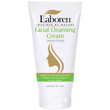 کرم پاک کننده آرایش لابورن (Laboren) مدل Sebum Control مناسب پوست چرب و جوش دار حجم 150 میلیلیتر