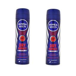 اسپری ضد تعریق مردانه نیوآ (Nivea) مدل Dry Impact Plus حجم 150 میلی‌لیتر بسته 2 عددی