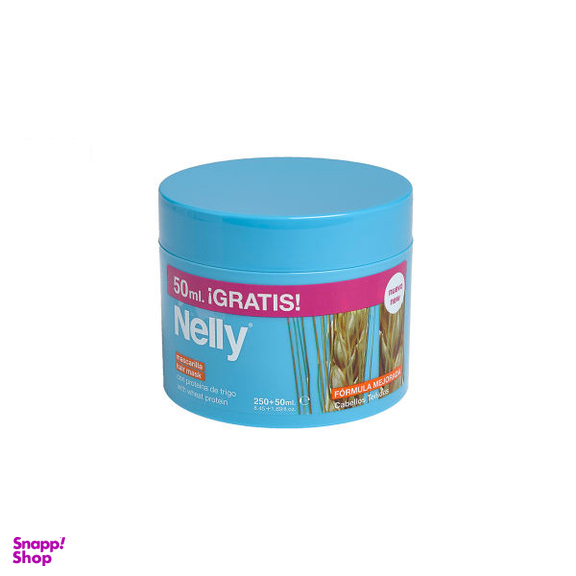 ماسک مو نلی (Nelly) مدل Wheat Protein حجم 300 میلی‌لیتر