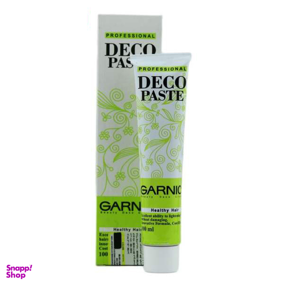 کرم بی رنگ کننده گارنیک (Garnic) مدل Deco Paste حجم 100 میلی‌لیتر
