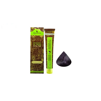 رنگ مو ماکادامیا (Macadamia) شماره VB رنگ مشکی بنفش حجم 100 میلی‌لیتر